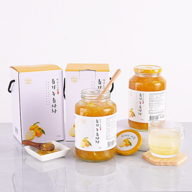 2024년 햇 유기농 유자차 유자청, 1개, 1개입, 2kg