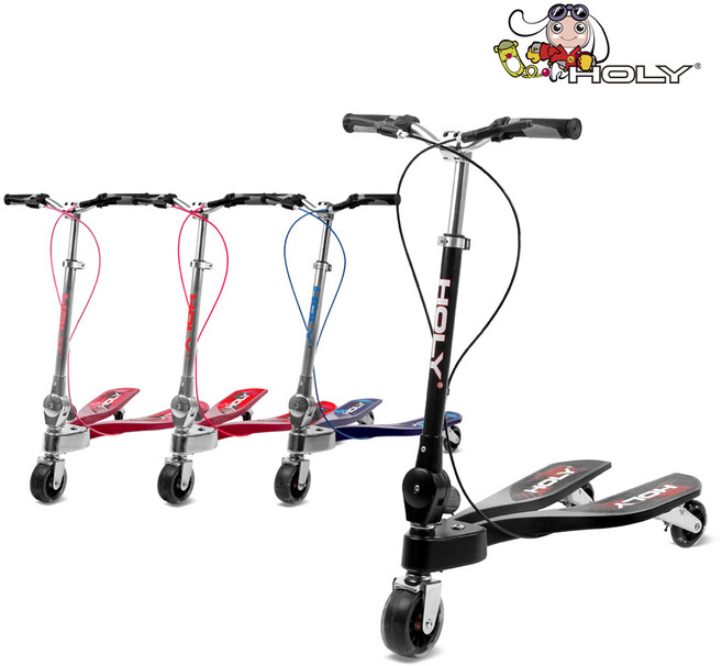 홀리 슈퍼보드 ET-400 2종택일 트라이더 트라이스키 어린이킥보드 유아킥보드, 레드, 1개