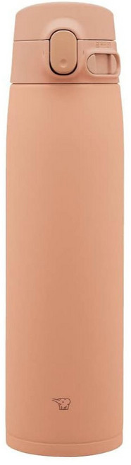 象印 ZOJIRUSHI 不銹鋼真空保溫保冷瓶 SM-VA60/VA72 保溫杯 600ml/720ml 一體式杯蓋, 卡其色(720ml), 1個