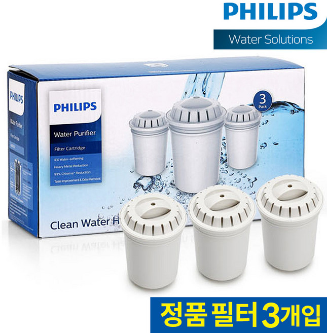 필립스 피쳐정수기 필터, AWP201, 3개