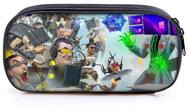 아트타임 스키비디 토일렛 필통 파우치 대용량 펜슬케이스 봉제필통 캐릭터필통 신학기필통, 02. 스키비디 토일렛 필통 B, 1개