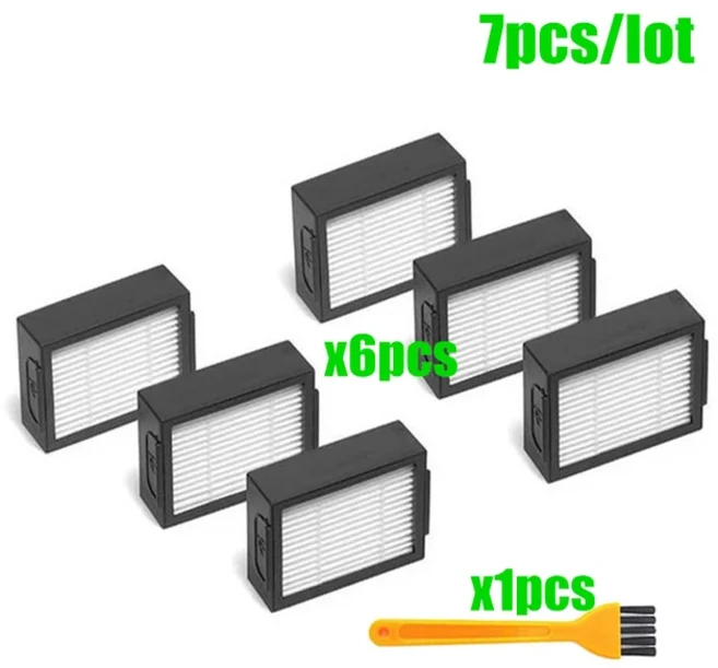 진공 청소기 액세서리 교체 헤파 필터 메인 사이드 브러시 아이로봇 룸바 I7 + I6 I8 I3 플러스 E5 E6 E7