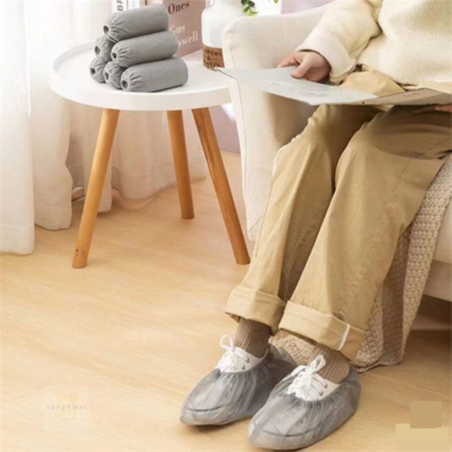 둘스토어 부직포 덧신 실내용덧신, 블루, 1개