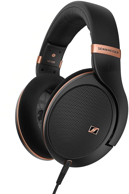 HD 560 S 오버더이어 오디오파일 헤드폰 - 중립 주파수 응답 넓은 음장을 위한 E.A.R. 기술 오픈백 이어컵 탈착식 케이블 (블랙) (HD 560S), HD 505