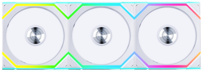 LIAN LI UNl FAN SL Wireless 120 리버스 화이트 3팩 컨트롤러 포함