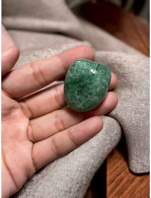 石之靈Soul Stone 綠草莓晶石 S尺寸 未經優化處理, 1個, 綠草莓,S