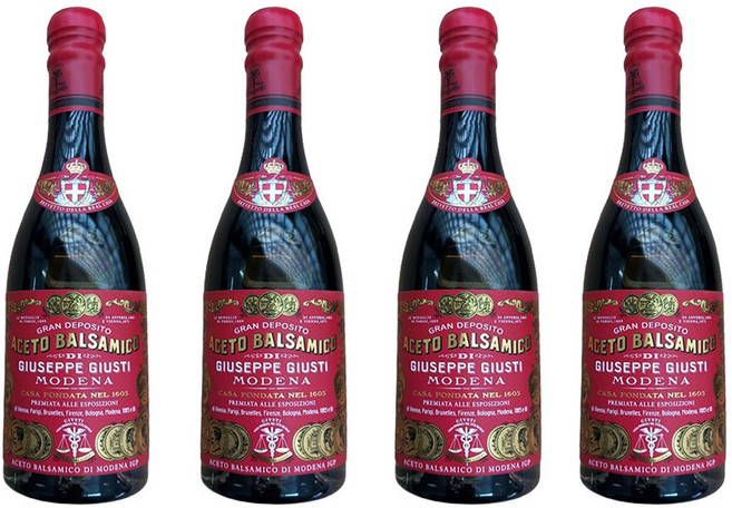 주세페주스티 모데나 3 골드메달 발사믹식초, 4개, 250ml