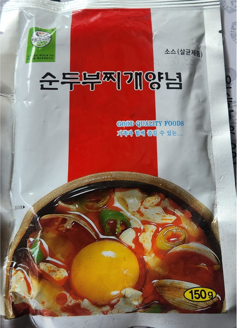 송학식품 순두부 양념장, 150g, 30개