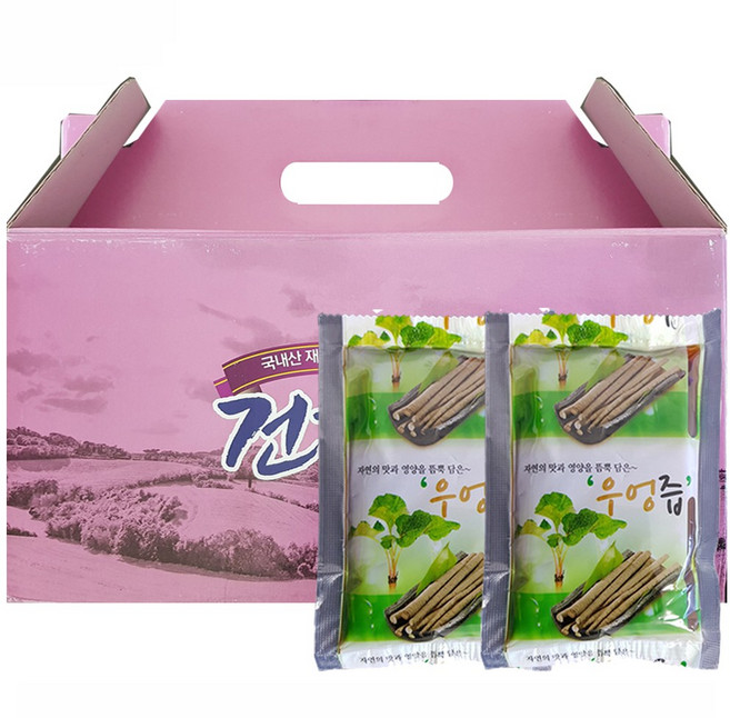 웰빙건강마을 경북안동 국내산 우엉즙 100ml 50포, 50개