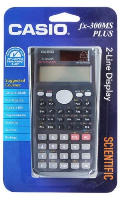카시오 FX-300MS PLUS 공학용 계산기 2line 태양열 - 쿠팡