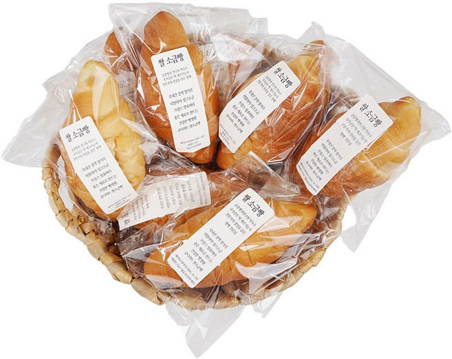프랑스 고메버터로 만든 당일제조 수제 쌀 소금빵, 4개, 75g