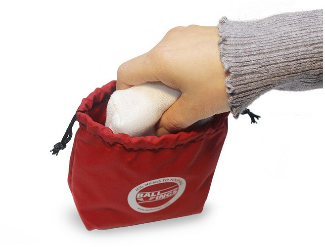 볼윙즈 논슬립 파우더 로진백 복주머니 파우치형 / 미끄럼 방지 / 우수한 그립력, 레드, 1개