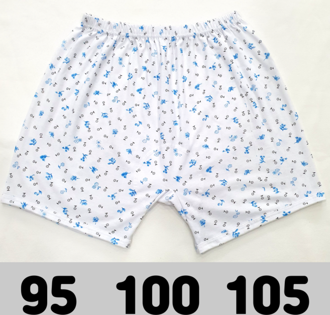 국산 고급 꽃나염 순면100% 엄마 할머니 팬티 속바지 3부4부5부 빅사이즈 95 100 105 임산부트렁크