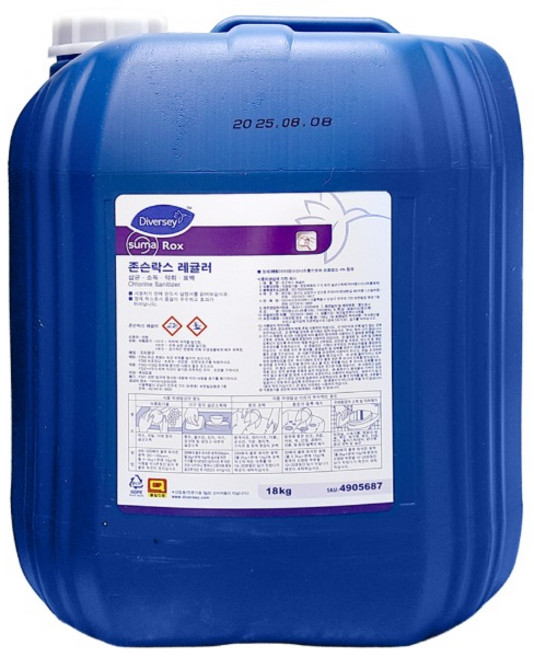 존슨락스 레귤러 18kg 업소용 산업용 살균 소독 악취 표백