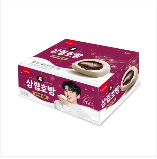 삼립 단팥 호빵 90G X 12봉 / 1080G 개별포장, 1.08kg, 1박스