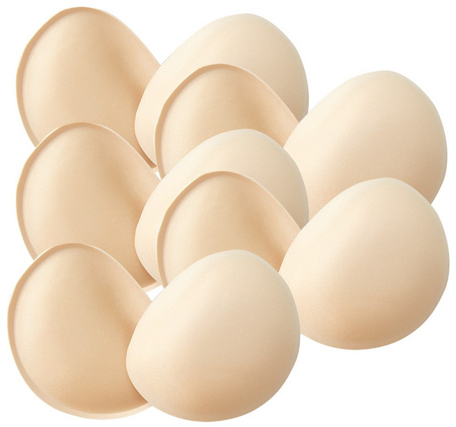 왕뽕 브라패드 5세트 두께4cm 가슴 뽕 패드 수영복 비키니 보정패드