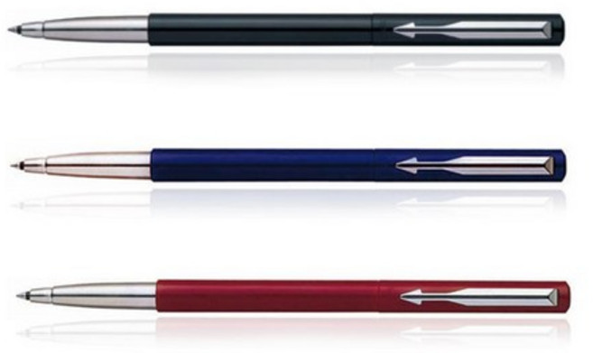 정품 파카벡터수성펜( 케이스포함), 1개, 바디색 청색