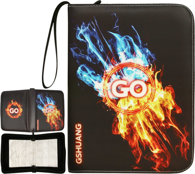 GShuang 띠부띠부씰앨범 바인더 포켓몬 디지몬 산리오 씰 스티커 앨범, 720매, 블랙, 1개