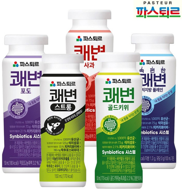 파스퇴르 파스퇴르 쾌변 요구르트 5종 각4입 (20입), 20개, 150ml