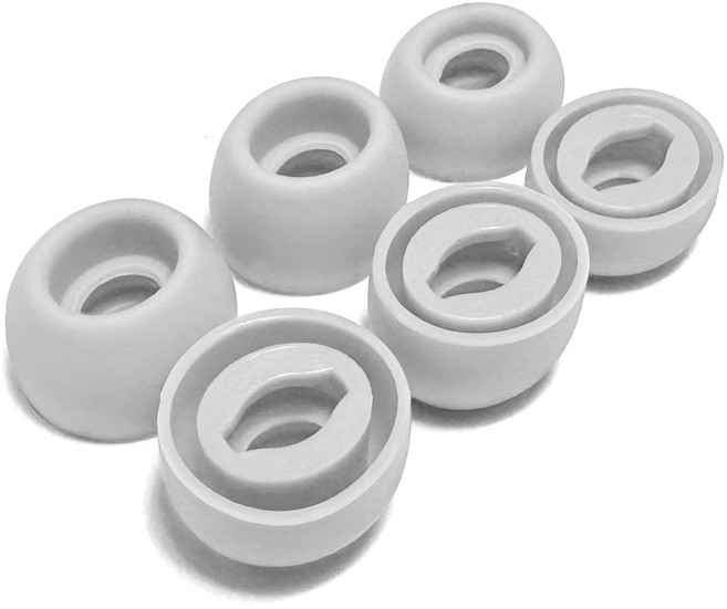 더조은셀러 갤럭시버즈 프로 호환 이어팁 실리콘 스윗팁, 화이트(6P), 갤럭시 버즈 프로