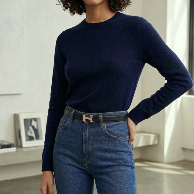 젠틀안트 여자 심플 슬림 가죽 베이직 벨트 허리띠