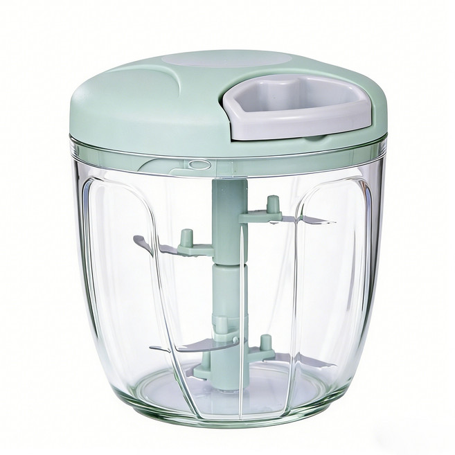 WHH 야채 슬라이서 5중칼날 대형, 1개, 녹색