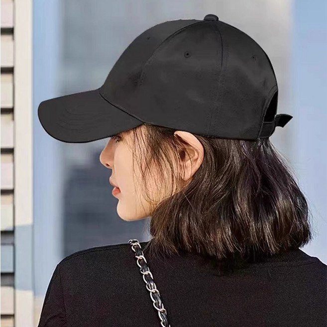 샤일리 여성 중단발 웨이브 모자가발, 1개, 라이트브라운