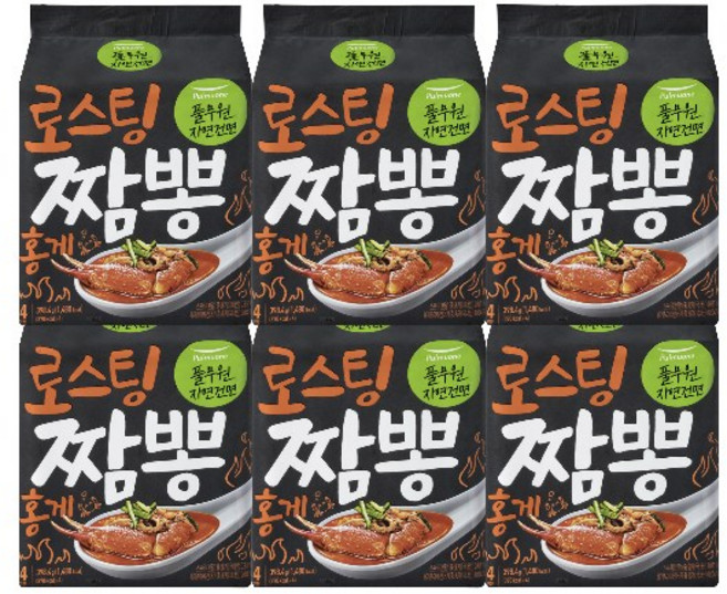 풀무원 로스팅 짬뽕 홍게, 24개