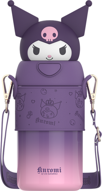 정품 산리오 텀블러 560ml, 쿠로미, 1개