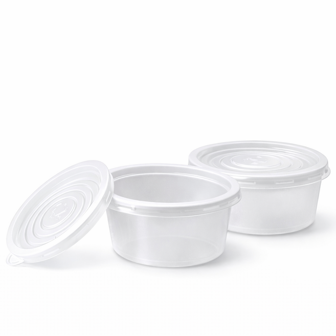 70파이 소스용기 세트 일회용 소스컵 반찬용기, 2개, 100개