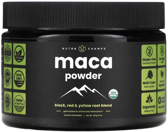 NutraChamps 마카 분말 227g(8oz), NutraChamps 마카 분말 227g8oz, 227g, 1개 - 쿠팡