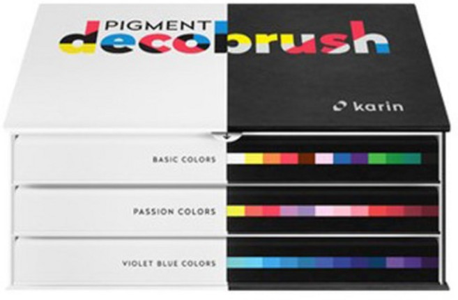 전문가용 피그먼트 데코브러쉬마카 36색 미술 화구, 1개, 1정