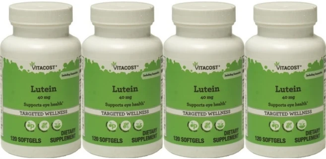 비타코스트 루테인 40mg 제아잔틴 함유, 4팩, 120정, 120정 - 쿠팡