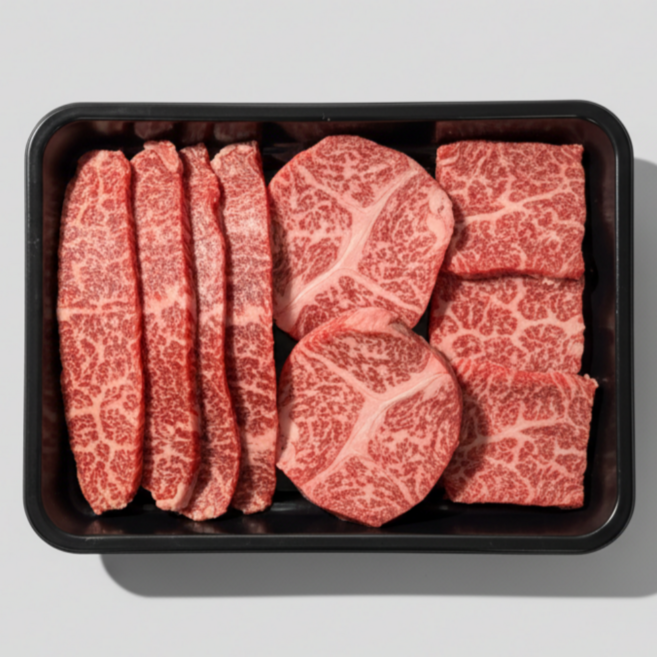 한우 1++ 소고기 구이용 설깃 차돌박이, 1세트, 600g