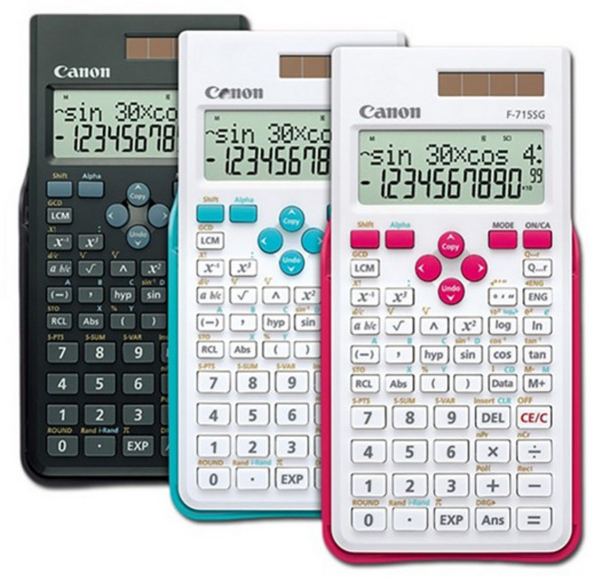 캐논 공학용 계산기 F-715SG 블랙, 상세 설명 참조, 단품