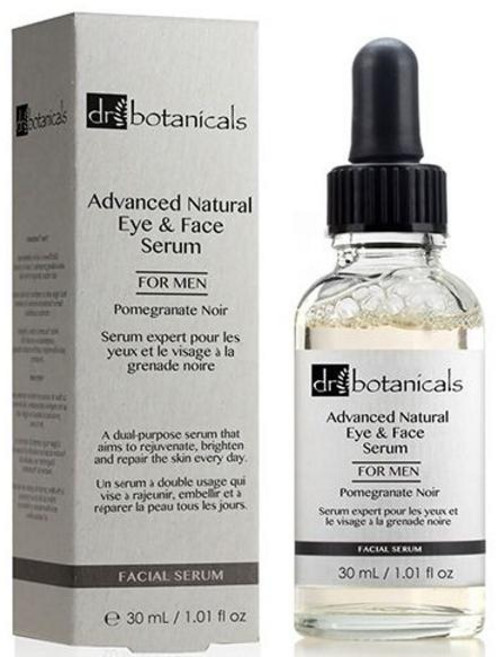영국 닥터 보태니컬스 Dr Botanicals 석류 누아르 어드벤스드 내추럴 아이 & 페이스 세럼 포 맨, 2개, 30ml
