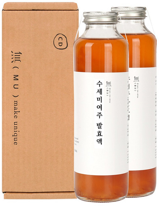 MU 수세미 여주 발효액 420ml (유기농원료 2년이상발효), 2개
