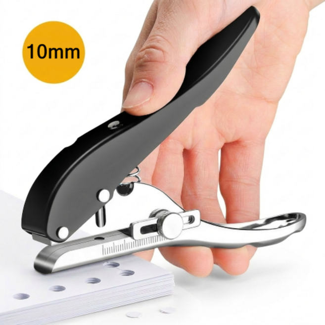 SABUDU 종이 문서 펀칭 타공기, 1개, 10mm x 10mm