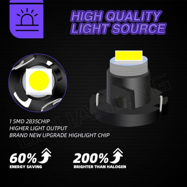 UHUASENG 계기 LED 대시 보드 스위치 라디오 경고 표시기 패널 램프 자동차 조명 12V 레드 블루 T3 T4.2 T4, 05 분홍색, 03 T4.7, 04 5 PCS