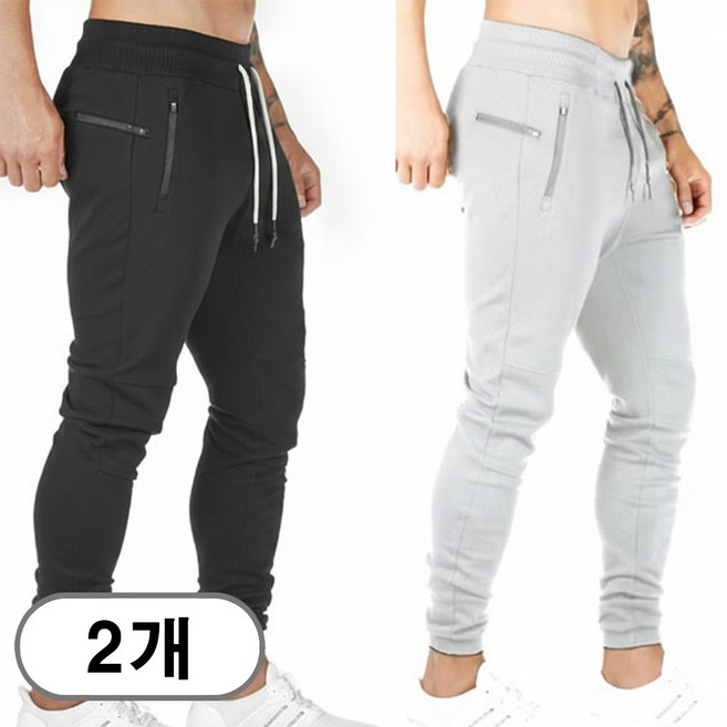 차쿠 1+1 남성 헬스 조거팬츠 트레이닝 머슬바지 짐웨어