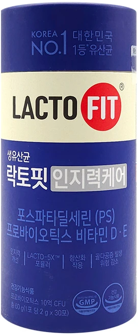 종근당건강 락토핏 인지력 케어 30p, 60g, 1개 - 쿠팡
