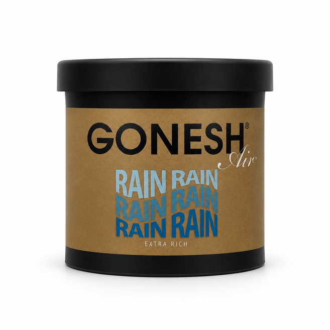 GONESH Air Rain EXTRA RICH 香氛, 100g, 1個, 雨天