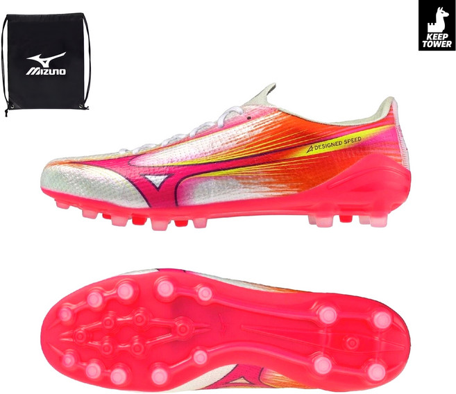 미즈노 알파3 엘리트 AG 인조잔디 축구화 ENERZY XP BLAZING FLAIR