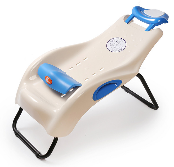 샴푸의자 성인 환자 어르신 머리감기 목욕 용품 휴대, 블루, 블루 성인용 모성 샴푸 의자