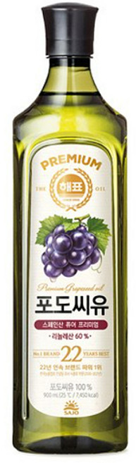 해표 포도씨유, 900ml, 2개