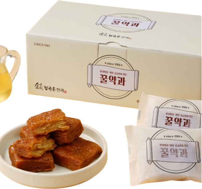 김규흔 한과 꿀약과, 600g, 6개