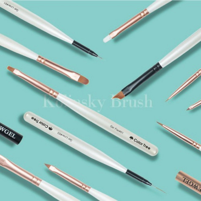 뷰젤 콜린스키 아티스트 젤네일 브러시, 1개, 라이너03