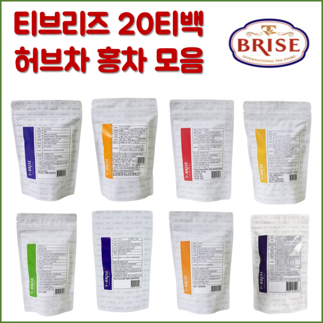 brise 티백 브리즈 루이보스슈가플럼 머스캣 얼그레이 녹차 레드오렌지 아쌈 허브티 홍차 BREEZE 티 브리즈, 2.5g, 20개, <11.아쌈 20티백>, 20개입