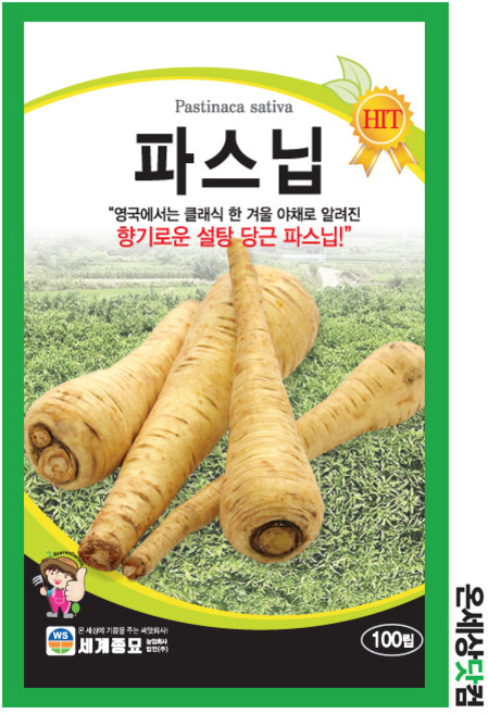 파스닙 100립 / 뿌리채소 설탕당근, 1개