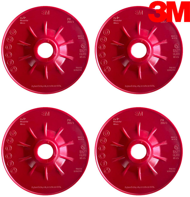 3M 982C 987C 1182C 1187C 화이버 디스크 백업패드, 4개